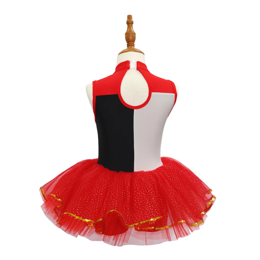 Costume da ballo jazz per bambini in stile clown-JSP012