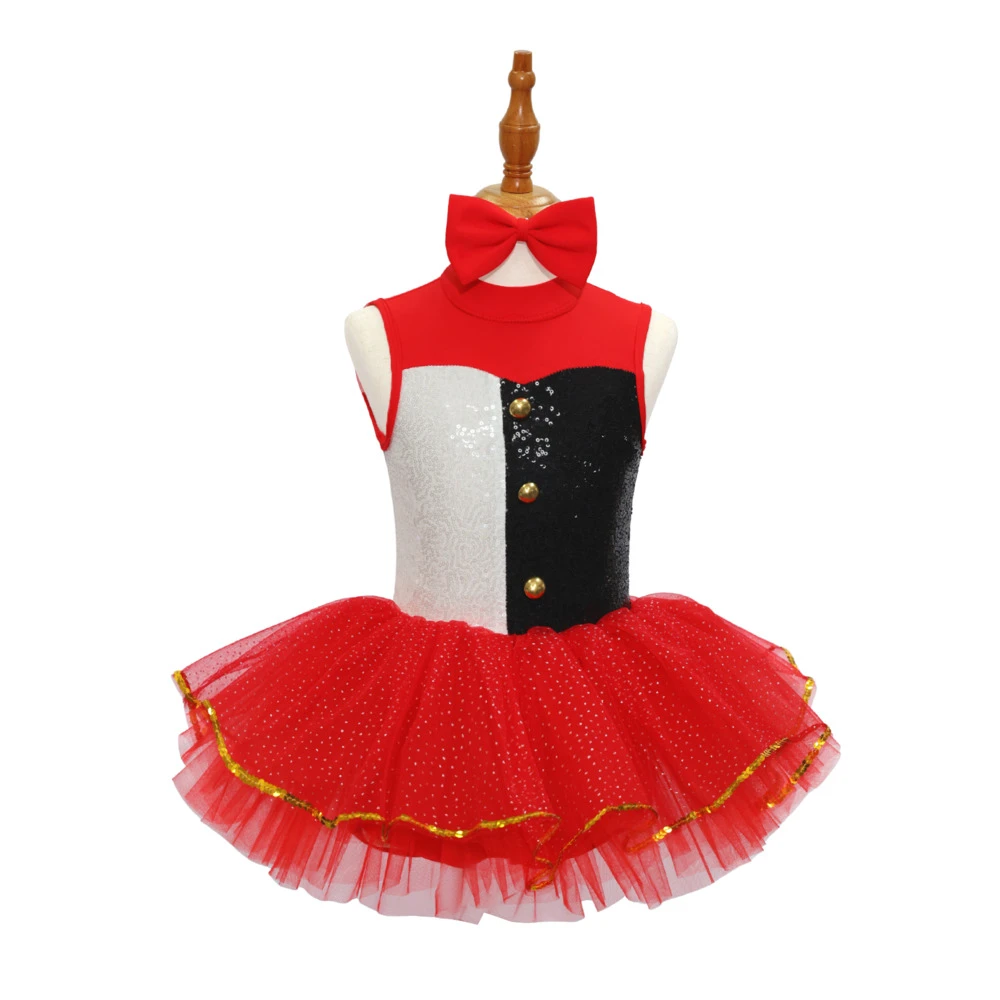 Costume da ballo jazz per bambini in stile clown-JSP012