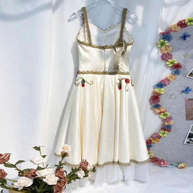 Abito da balletto bianco crema Il risveglio di Flora | R0696