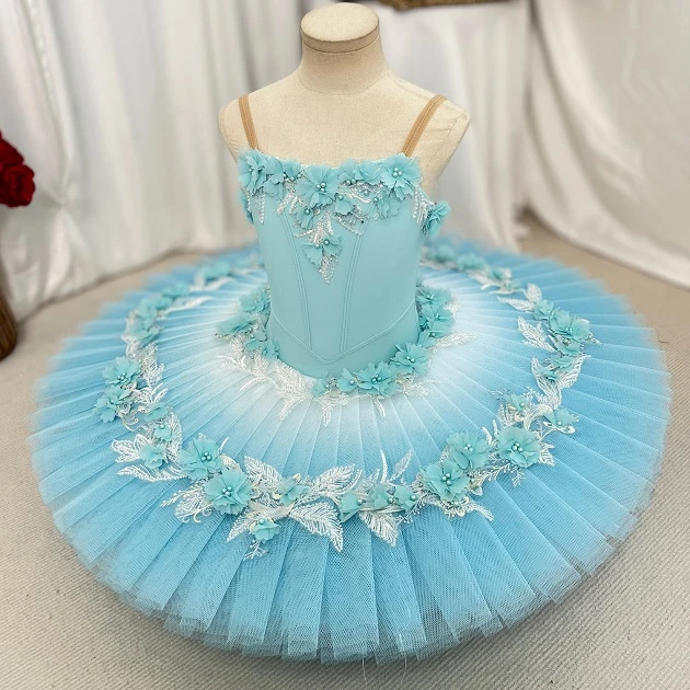 Tut&ugrave; per pancake floreale azzurro | S218