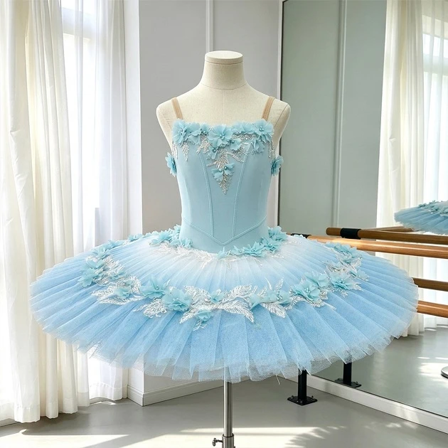 Tut&ugrave; per pancake floreale azzurro | S218