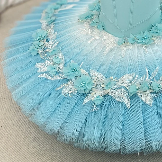 Tut&ugrave; per pancake floreale azzurro | S218