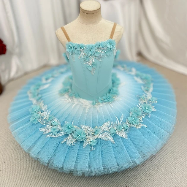 Tut&ugrave; per pancake floreale azzurro | S218