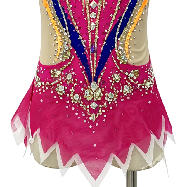 Body per ginnastica ritmica color magenta | G0117