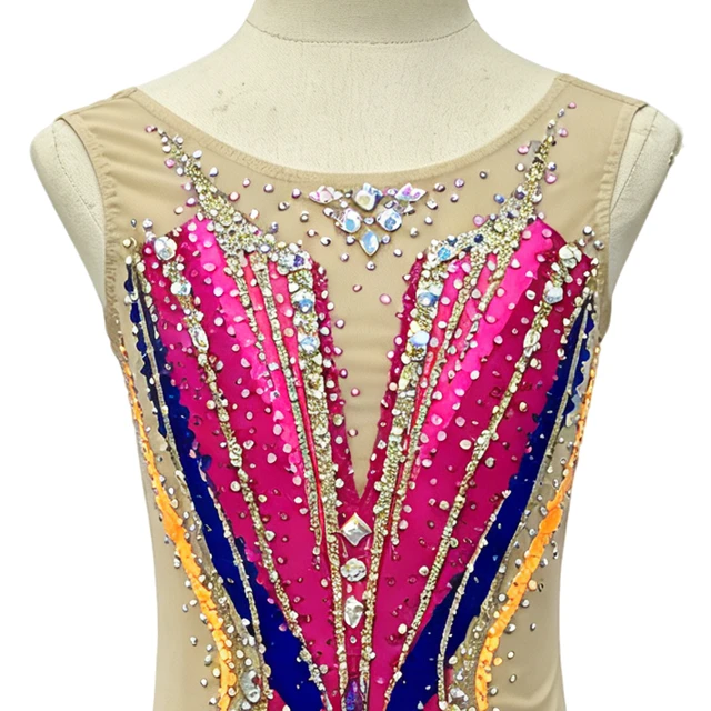 Body per ginnastica ritmica color magenta | G0117