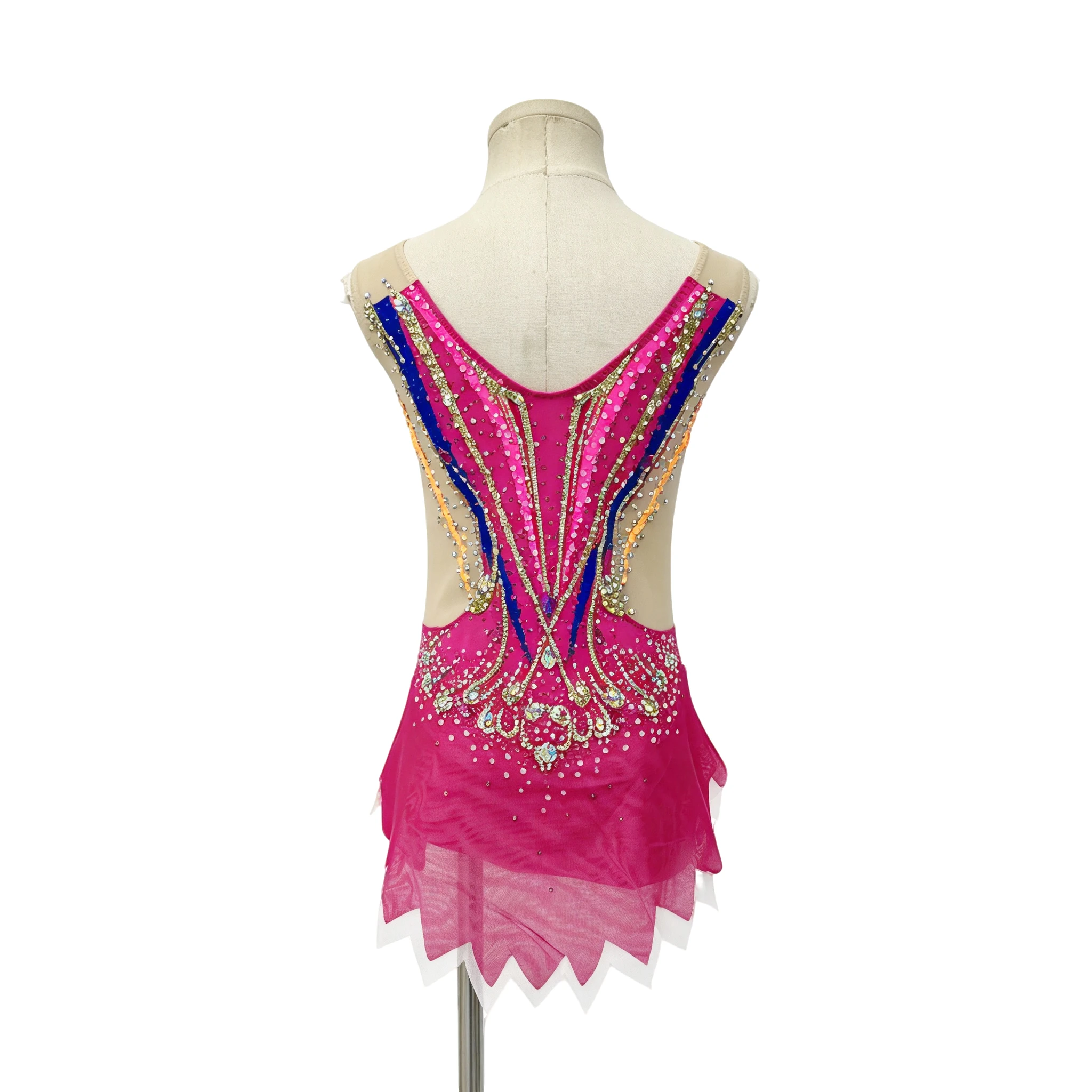 Body per ginnastica ritmica color magenta | G0117