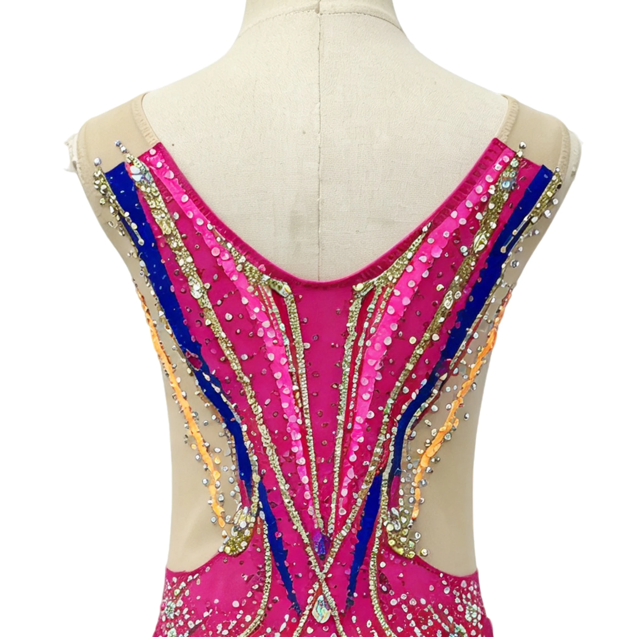 Body per ginnastica ritmica color magenta | G0117